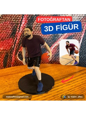 Makinafleo Kişiye Özel 3D Sporcu Figürü (10CM)