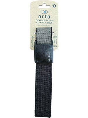 Octo Çift Taraflı ( Çift Renkli ) Streç Kemer