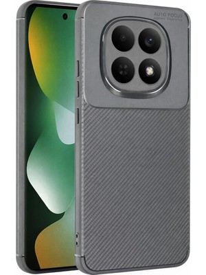 Tedar Honor 200 Kılıf Auto Focus Karbon Kapak - Gri Najmaddin