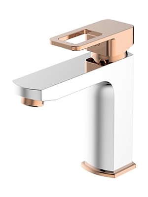 Filia Yapı Salvo Plus - Lavabo Bataryası - Krome - Rose Gold