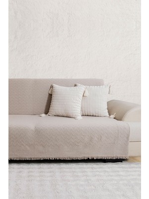 Elart Fancy Koltuk Örtüsü (170*200 Cm) Vizon