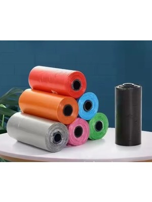 Nessi World Köpek Dışkı Poşeti 4lü Düz Renk Set