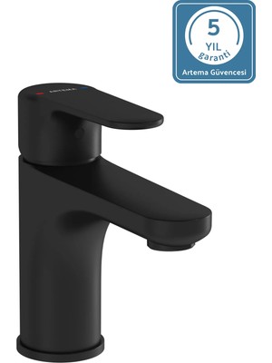 Artema Shift T50 A4379136 Lavabo Bataryası, Kolay Montaj, Mat Siyah