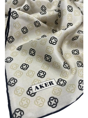 Aker Sura Ipek Desenli Eşarp 9128701