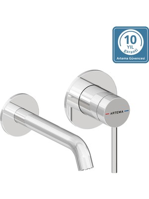Artema Shift T40 Ankastre Lavabo Bataryası, A43794, Su Tasarruflu, Krom