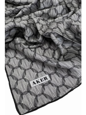 Aker Sura Ipek Desenli Eşarp 9117701