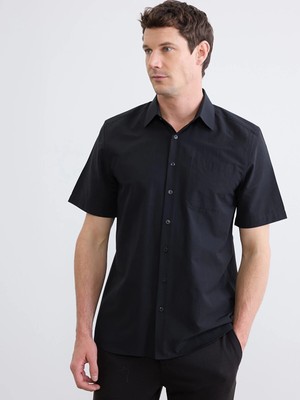 Lc Waikiki Yeni Sezon Kısa Kollu Tek Cepli Regular Fit Erkek Gömlek