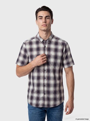 Lc Waikiki Yeni Sezon Regular Fit Ekose Poplin Erkek Gömlek