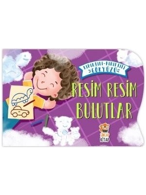 Sincap Kitap Resim Resim Bulutlar - Nermin Sağır  Kıpırtılı Pırıltılı Gökyüzü Kitap