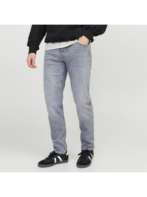 Jack & Jones Erkek Tapered Fit Orta Bel Jean - Mike
