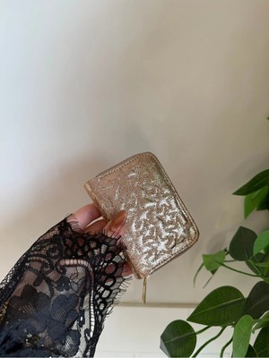 Laletto Bags Kadın Star Dikişli Küçük Boy Parlak Cüzdan