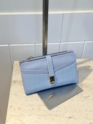Laletto Bags Kadın Hasır Dokulu Suni Deri Cüzdan