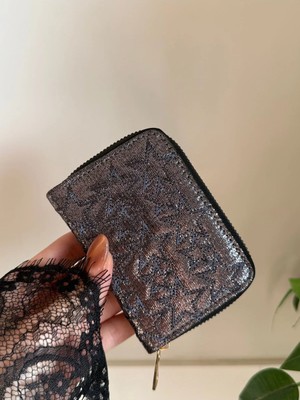 Laletto Bags Kadın Star Dikişli Küçük Boy Parlak Cüzdan