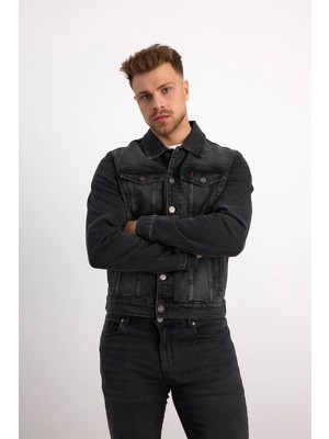 Vigoss Jeans Vigoss Actıon Erkek Battal Denim Ceket B96234-73537