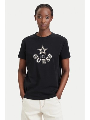 Guess Elettra Kadın Aktif Regular Fit T-Shirt