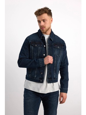 Vigoss Jeans Vigoss Actıon Erkek Battal Denim Ceket B96234-73540