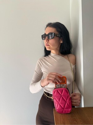 Laletto Bags Kadın Zincir Askılı Çapraz Telefon & Cüzdan Çantası