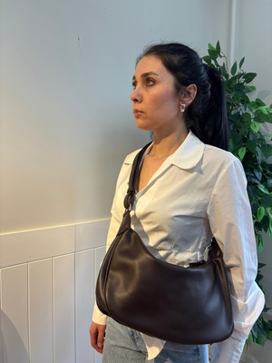 Laletto Bags Kadın Kamelya Model Salaş Ayarlanabilir Askılı Çapraz Omuz Çantası