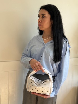 Laletto Bags Kadın Nila Model Zımbalı El & Omuz Çantası