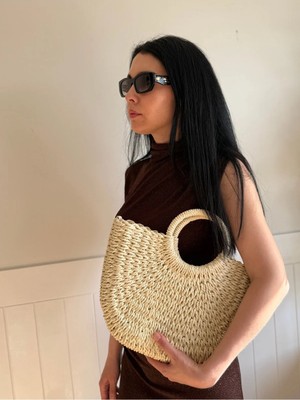 Laletto Bags Kadın Hasır El & Çapraz Çanta