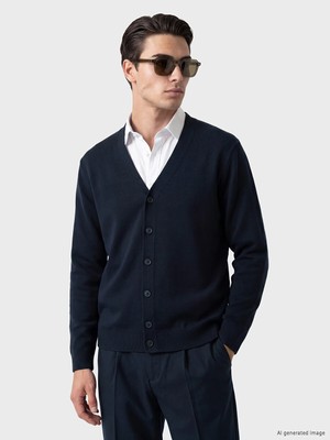 Lc Waikiki Yeni Sezon Regular Fit V Yaka Erkek Triko Hırka