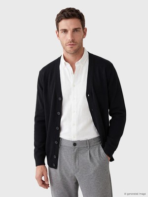 Lc Waikiki Yeni Sezon Regular Fit V Yaka Erkek Triko Hırka