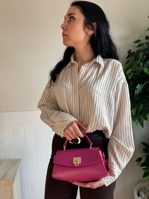 Laletto Bags Kadın Ilay Model Kilit Detaylı Çapraz Çanta