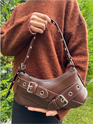 Laletto Bags Kadın Lotus Model Çapraz Ayarlanabilir Kemer Askılı Omuz Çantası