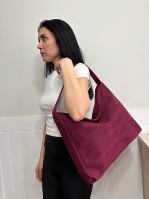 Laletto Bags Kadın Fulya Model Salaş Süet Omuz Çantası