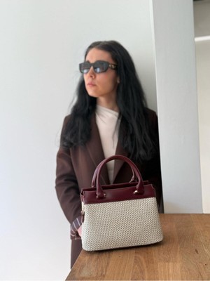 Laletto Bags Kadın Vera Model Hasır Dokulu Ayarlanabilir Askılı El & Omuz Çantası