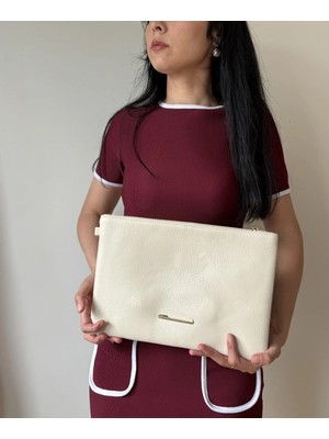 Laletto Bags Kadın Suni Deri Tablet Boy Clutch Çanta