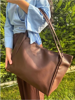Laletto Bags Kadın Gardenya Model Salaş Büyük Boy Çanta
