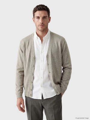 Lc Waikiki Yeni Sezon Regular Fit V Yaka Erkek Triko Hırka