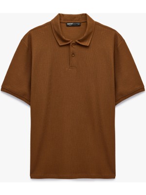 Koton Pamuklu Kısa Kollu Regular Fit Polo Yaka Tişört