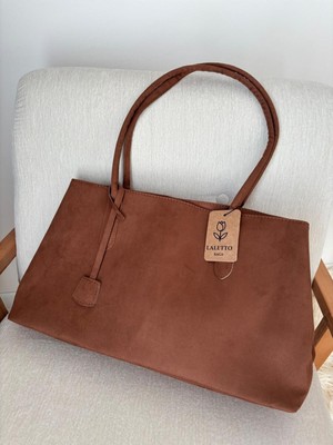 Laletto Bags Kadın Model Süet Büyük Çanta