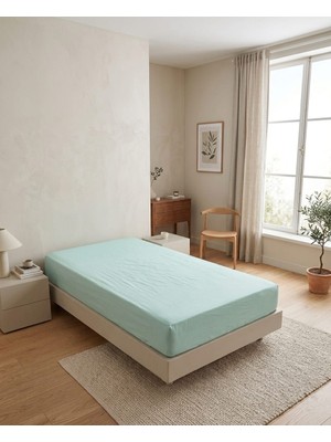 Terzi Ömer 120 x 200 cm Mint Yeşili Tek Kişilik Çarşaf
