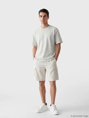 Lc Waikiki Yeni Sezon Regular Fit Erkek Gabardin Kargo Şort