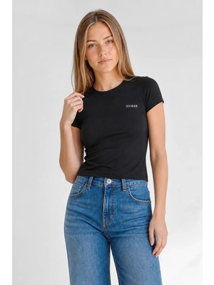 Guess Lotus Kadın Aktif Slim Fit T-Shirt