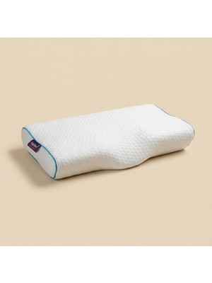 Desteği Için Ultra Fıtık Ağrı Giderici Soğutma Yastığı Ayarlanabilir Servikal Yastık Rahat Uyku Icin Ergonomik Konforlu Hafızalı Köpük Yastıklar Kırışık Giderici Beyaz Gri