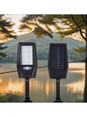 Empressco Güneş Enerjili Solar Sokak Lambası 40W Beyaz Işık, Enerji Tasarruflu ve Dayanıklı