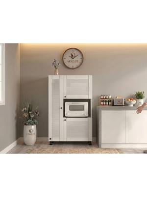 Kenz Life Kenzlife Membran Mini Fırın Dolabı Alpkuntsol Byzbyz Panjur 148*90*30 Mebran Kapak Mdf Gövde