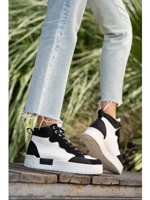 Panorama Kadın Bilekli Kalın Taban Bağcıklı Sneaker