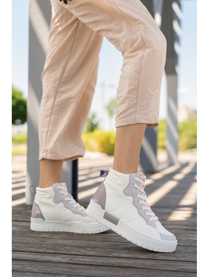 Panorama Kadın Bilekli Kalın Taban Bağcıklı Sneaker