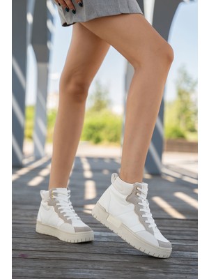 Panorama Kadın Bilekli Kalın Taban Bağcıklı Sneaker