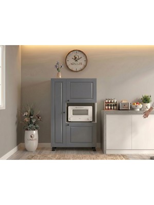 Kenz Life Kenzlife Membran Mini Fırın Dolabı Alpkuntsol Gribyz Çerçeve 148*90*30 Mebran Kapak Mdf Gövde