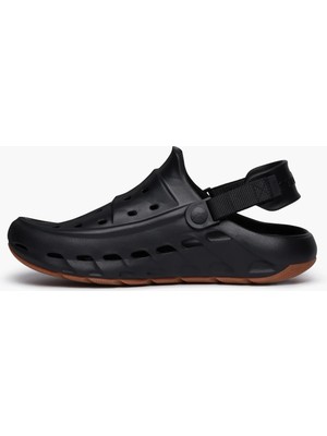 Strike Dogtooth Clog-Black Rubber