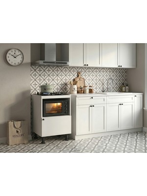 Kenz Life Kenzlife Ocak Dolabı Doğangünmdf Byz 85*60*56 % Mutfak 100 Mdf Gövde Arkalıksız