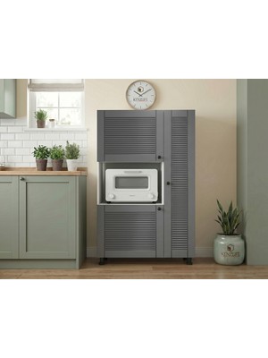 Kenz Life Kenzlife Membran Mini Fırın Dolabı Alpkuntsağ Gribyz Panjur 148*90*30 Mebran Kapak Mdf Gövde