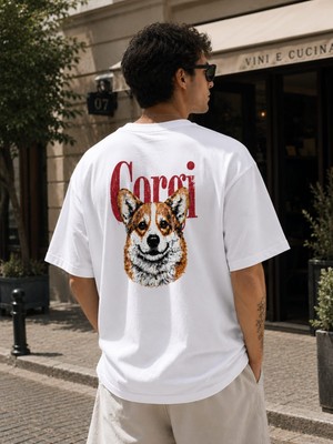 Montree Erkek Oversize Baskılı %100 Pamuk T-Shirt