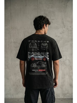Liber Porsche 911 Gt3 Rs - Oversize Tshirt